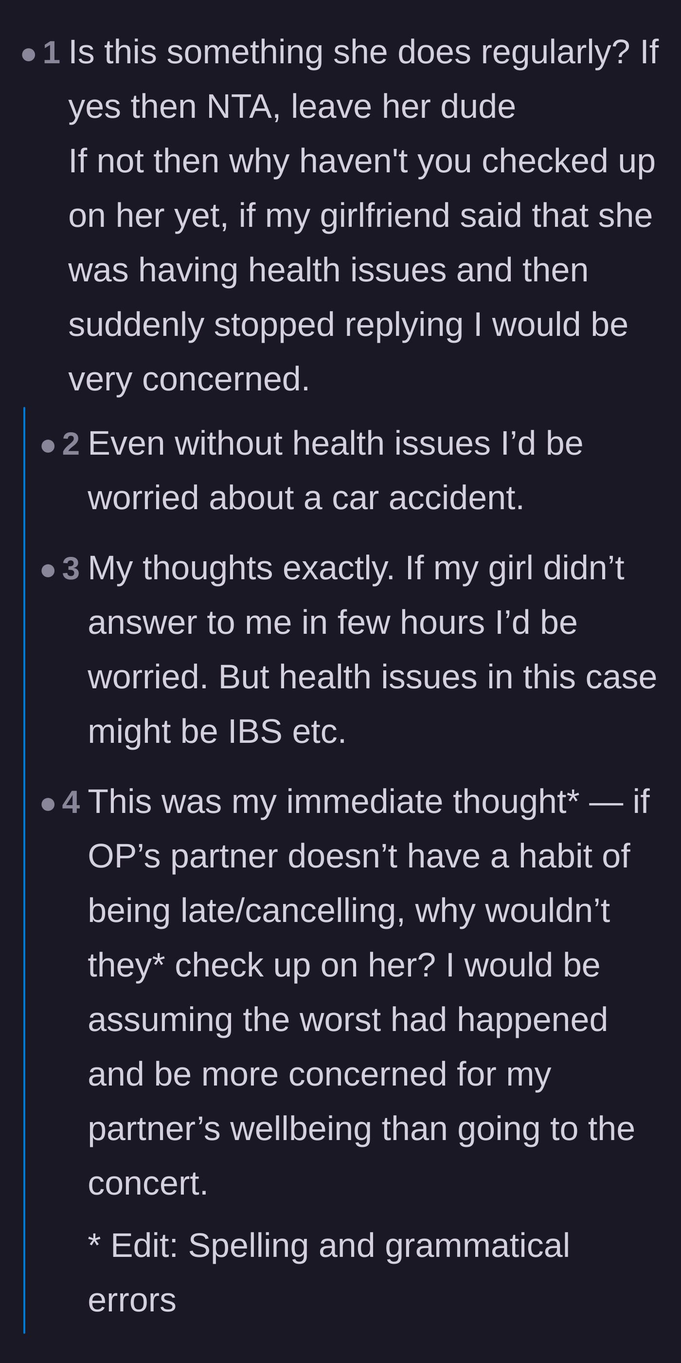 Comment thread 4 - A deep dive into the technical signs of being blocked versus a phone breaking in an emergency.