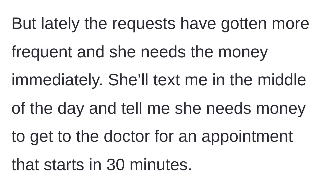 Story part 6 - The requests become urgent, frequent, and demand immediate attention.