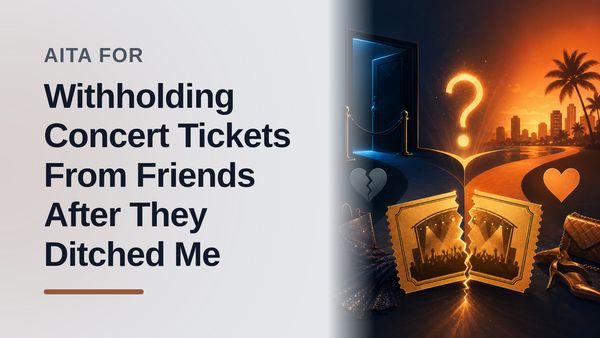 The Alienated Friend Who Pulled the Ultimate Ticket Veto Against Her Superficial Companions