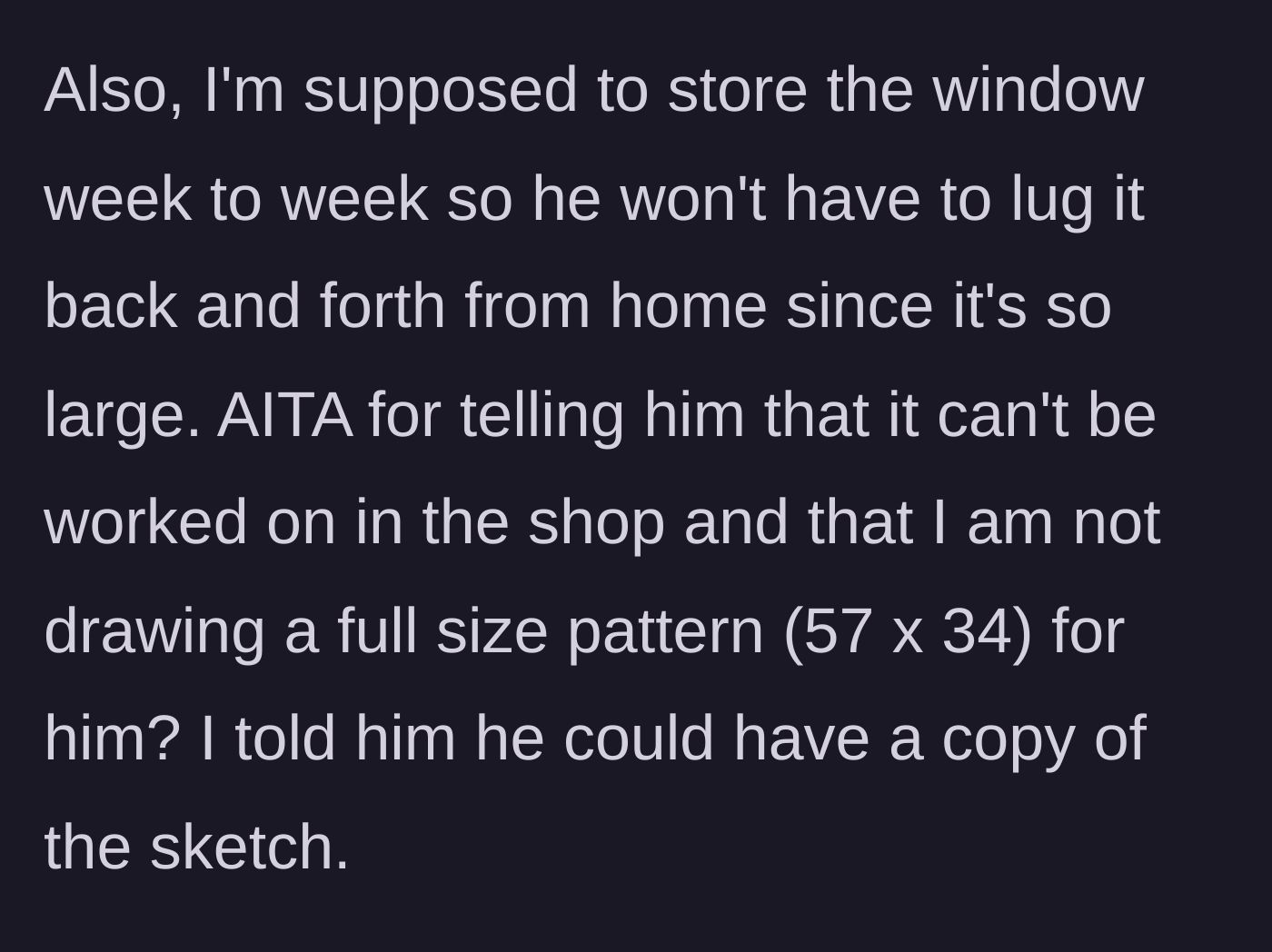 Story part 3 - The student expects free storage for his massive project, but the teacher shuts him down.