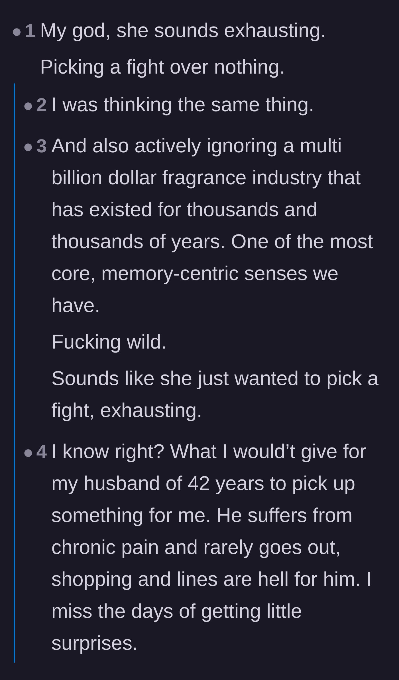 Comment thread 6 - Commenters expressing frustration at the girlfriend's exhausting behavior and lamenting how some people take sweet gestures for granted.