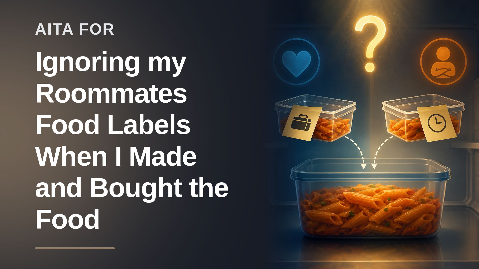 The Benevolent Chef Who Reclaimed Their Pasta Against An Audacious Roommate