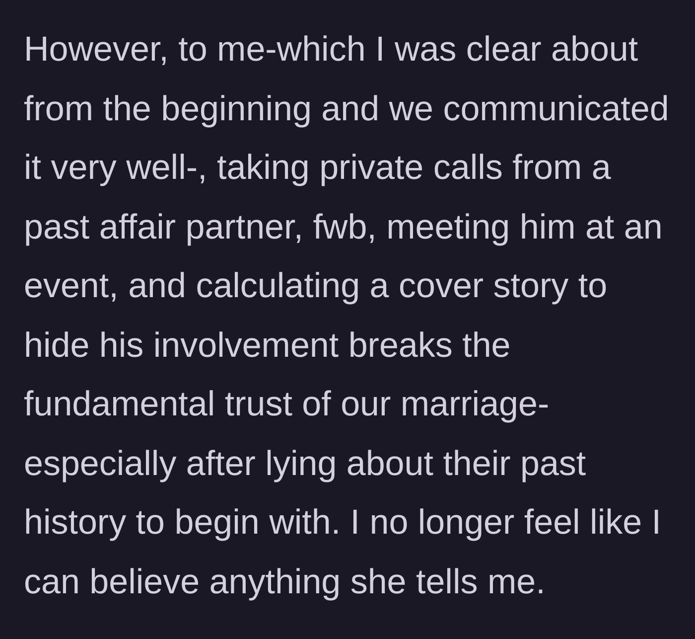 Story part 6 - A devastated husband looking down at his gold wedding ring in a dimly lit room.
