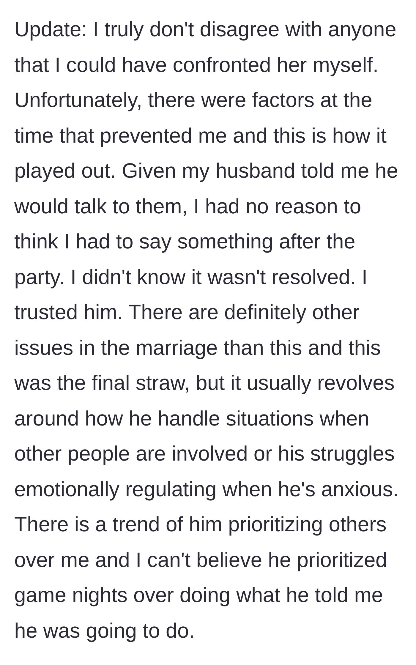 Story part 8 - A thoughtful woman reflecting on her marriage's deeper cracks.