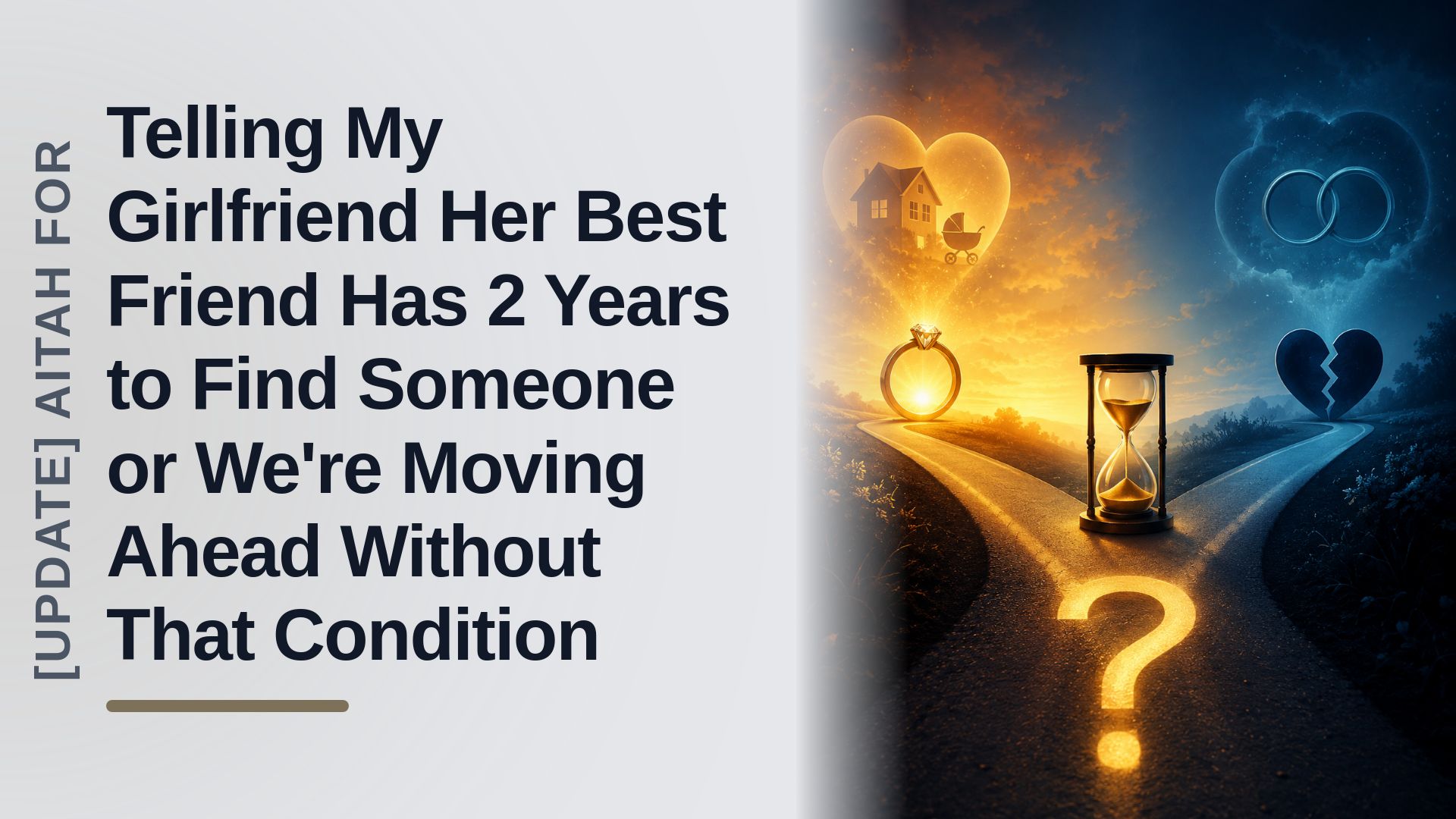 The Blindsided Boyfriend Who Walked Away From His Delusional Partner's Bizarre Wedding Ultimatum