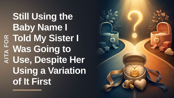 The Blindsided Mother Who Kept Her Baby Name Against The Entitled Sister's Secret Scheme
