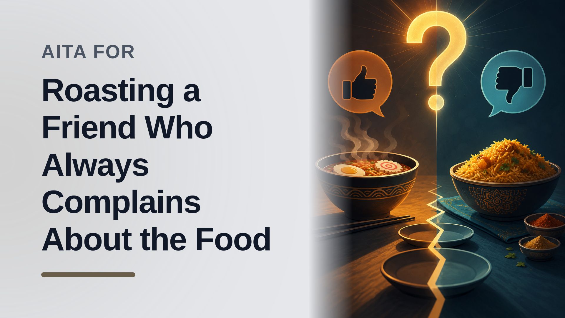 The Blunt Friend Who Finally Roasted The Group's Ultimate Food Snob