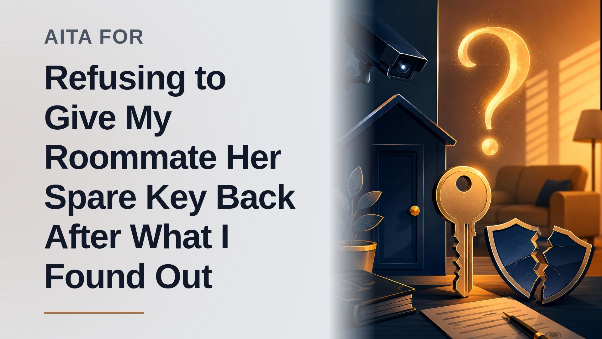 The Boundary Enforcer Who Called the Landlord on an Entitled Roommate's Secret Spare Key