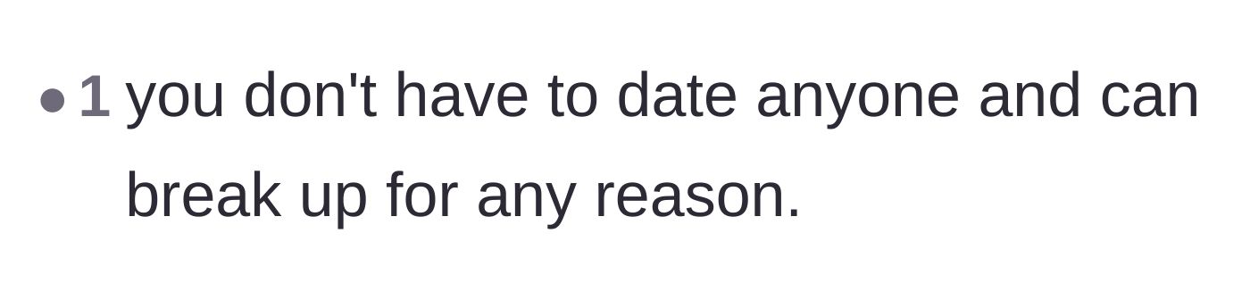 Comment thread 6 - A gentle reminder that no one is obligated to stay in a relationship they no longer want to be in.
