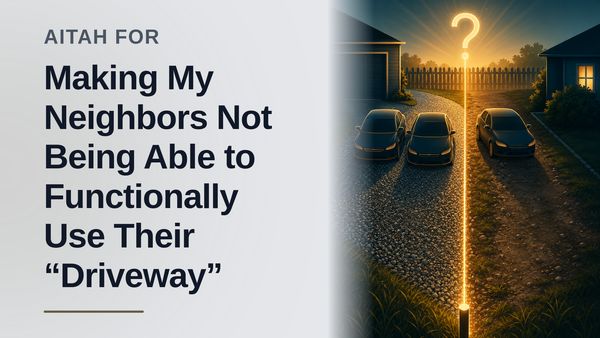 The Boundary Setter Who Drew a Literal Line in the Gravel Against the Entitled Neighbors