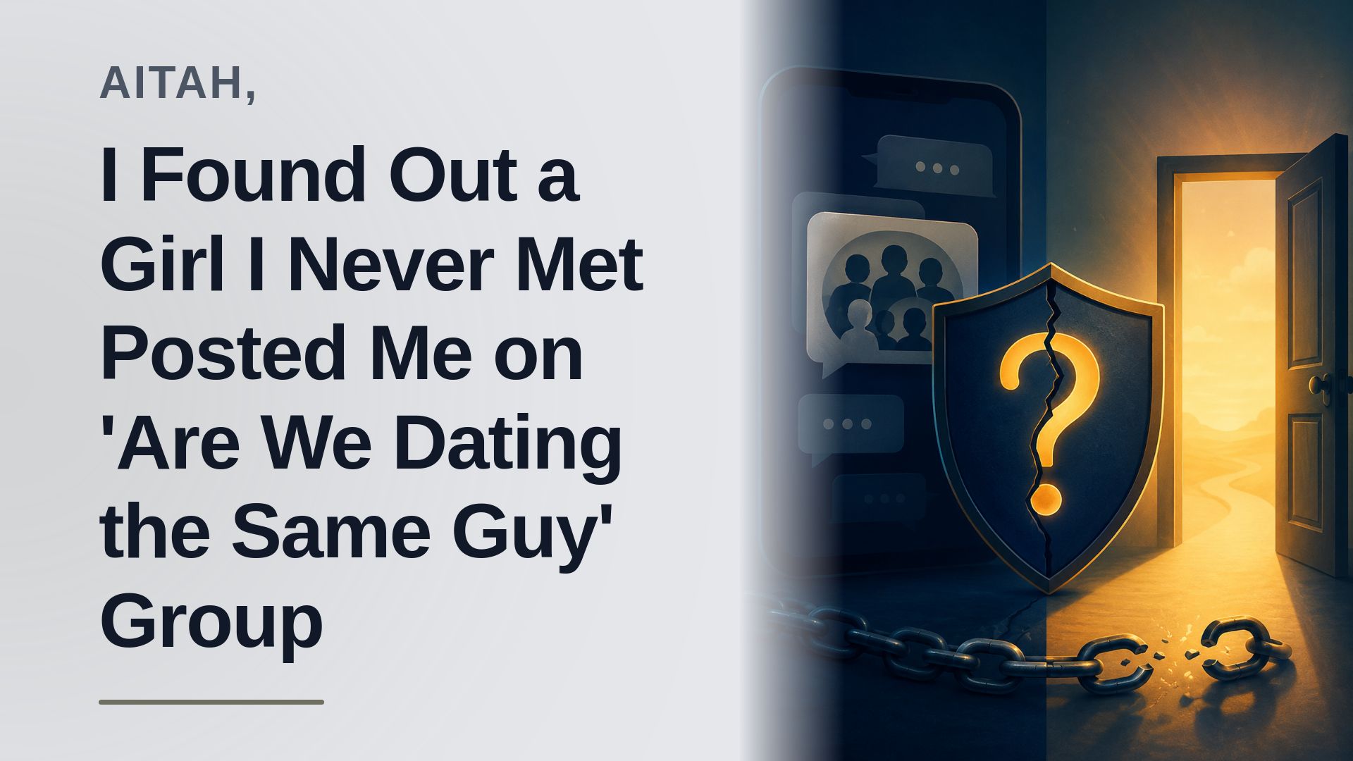 The Boundary-Setting Bachelor Who Blocked the Paranoid Dater Over a Secret Facebook Group