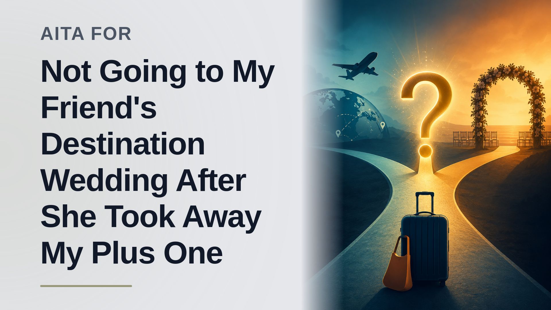The Boundary-Setting Bestie Who Canceled Her Flight Against The Punishing Bridezilla