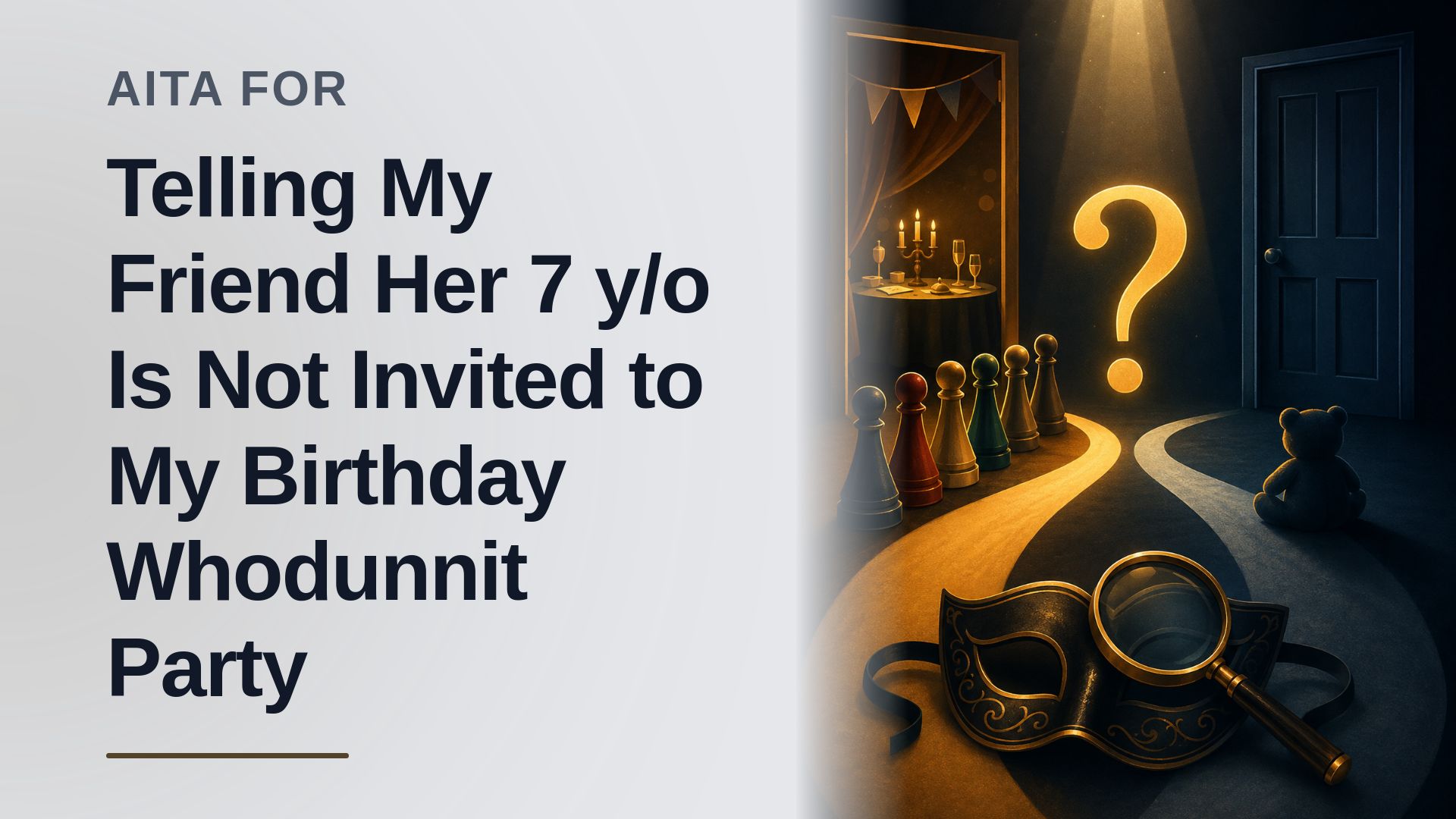 The Boundary-Setting Birthday Boy Who Defended His Murder Mystery Against A Guilt-Tripping Mom!