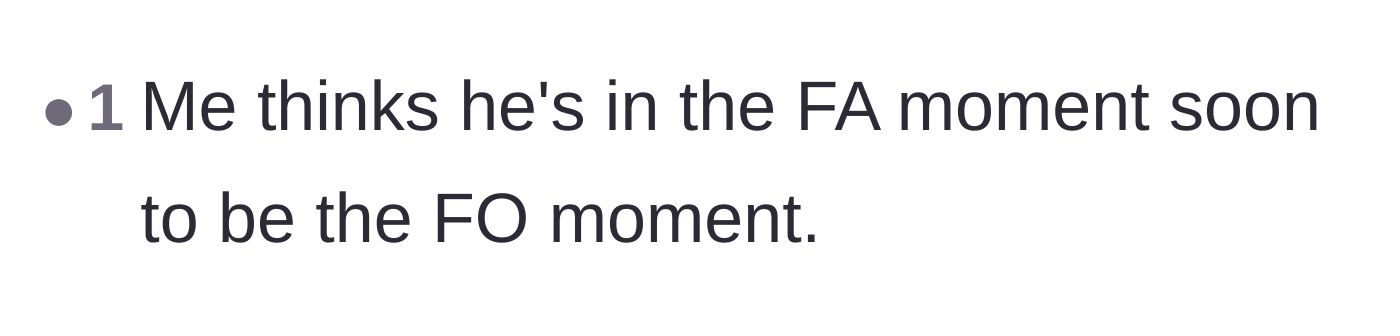 Comment thread 6 - Predicting the father will soon face the consequences of his ultimatum