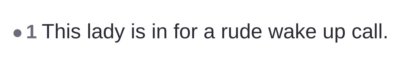 Comment thread 6 - A blunt warning that the ex-friend is about to face a harsh reality check.