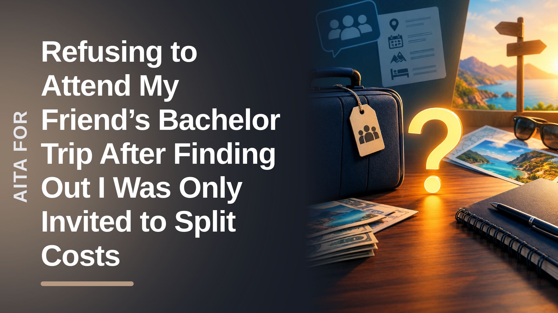 The Boundary-Setting Friend Who Pulled the Plug on an Entitled Groom's Bachelor Trip Scam