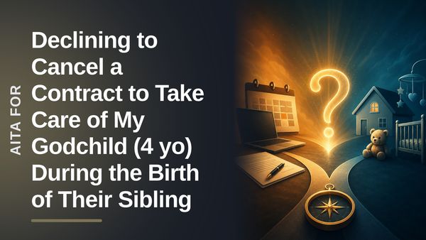 The Boundary-Setting Godmother Who Refused to Cancel Her Life for a Momzilla’s Birth Plan
