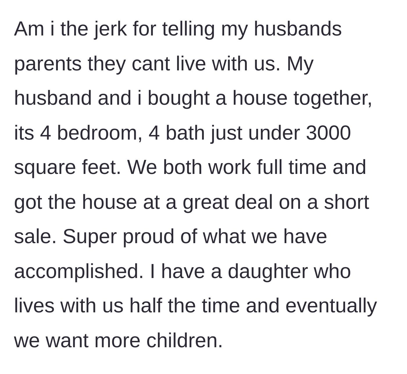 Story part 1 - A couple successfully purchases a 4-bedroom home on a short sale to make room for their growing family.