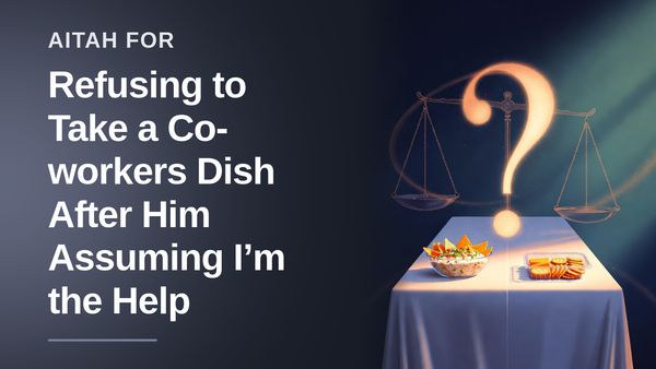 The Boundary-Setting Professional Who Refused to Play Waitress for an Oblivious Colleague