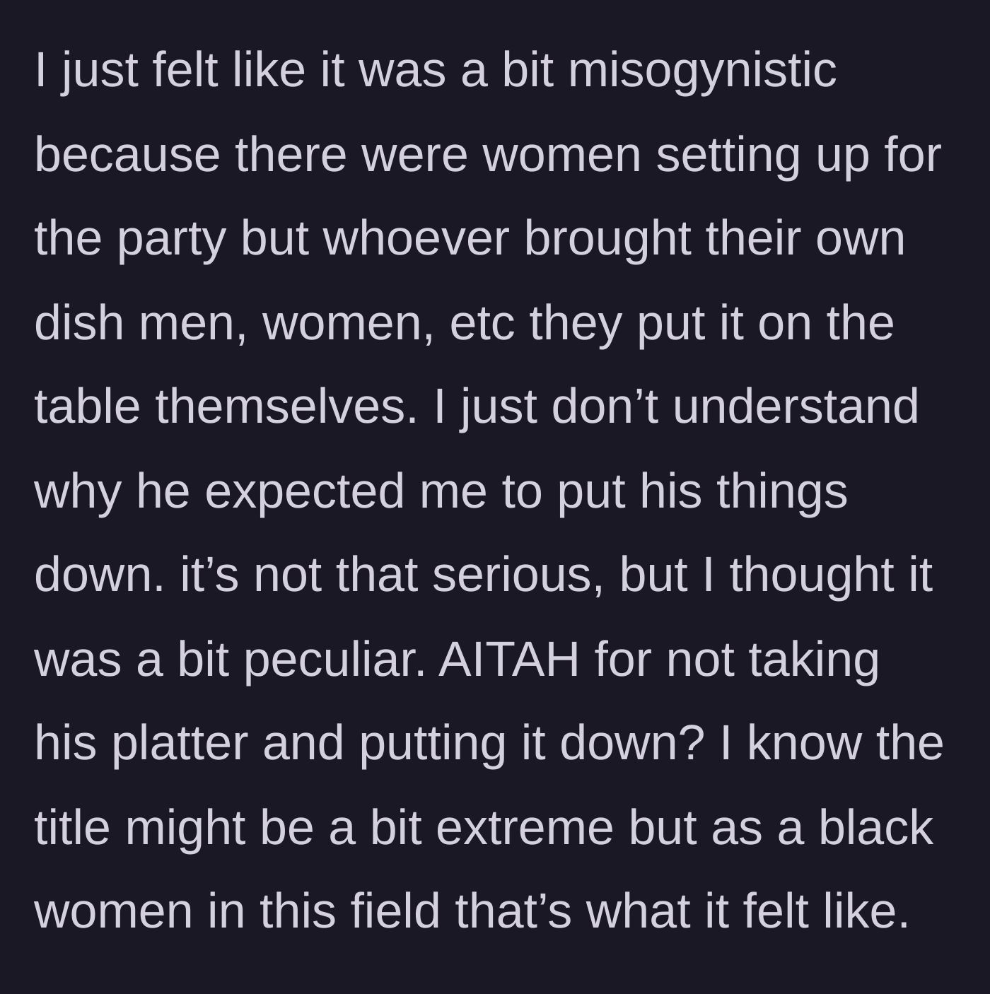 Story part 5 - A woman standing her ground against unfair workplace expectations and microaggressions.