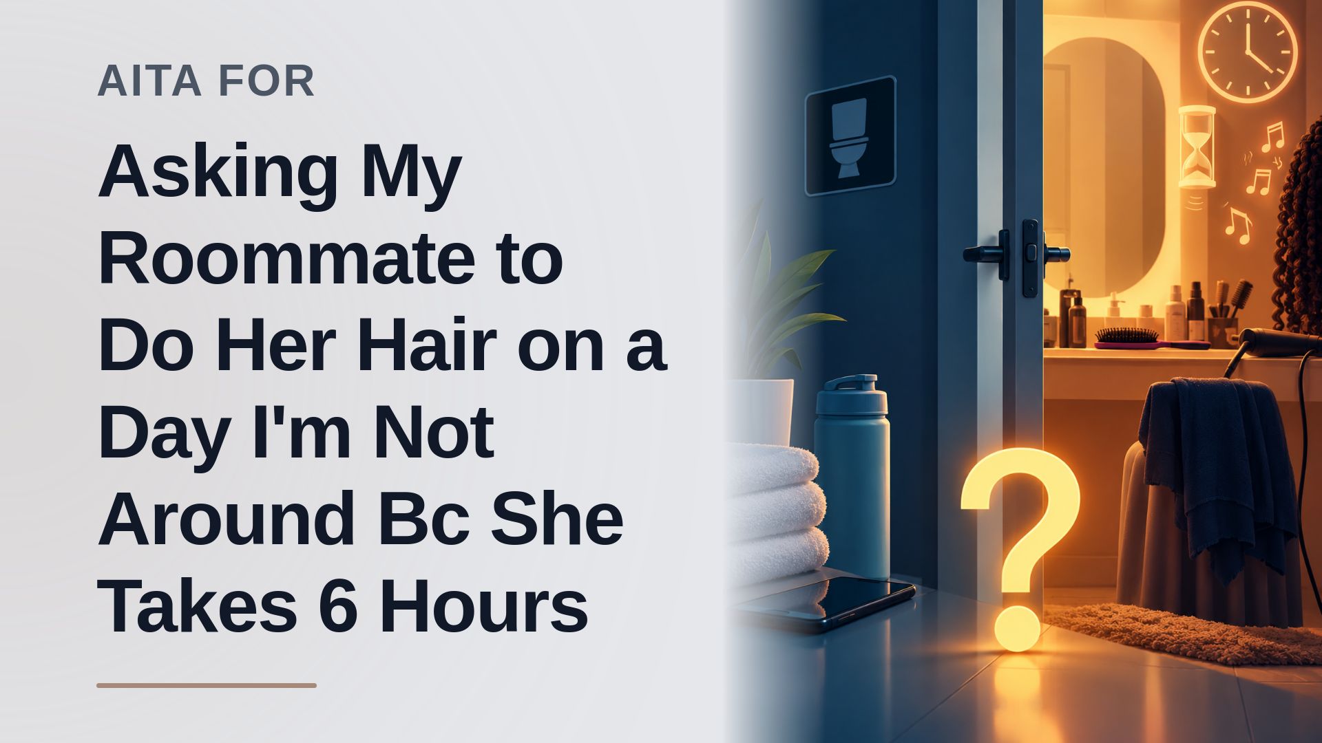 The Boundary-Setting Roommate Who Finally Snapped At A Six-Hour Bathroom Hog