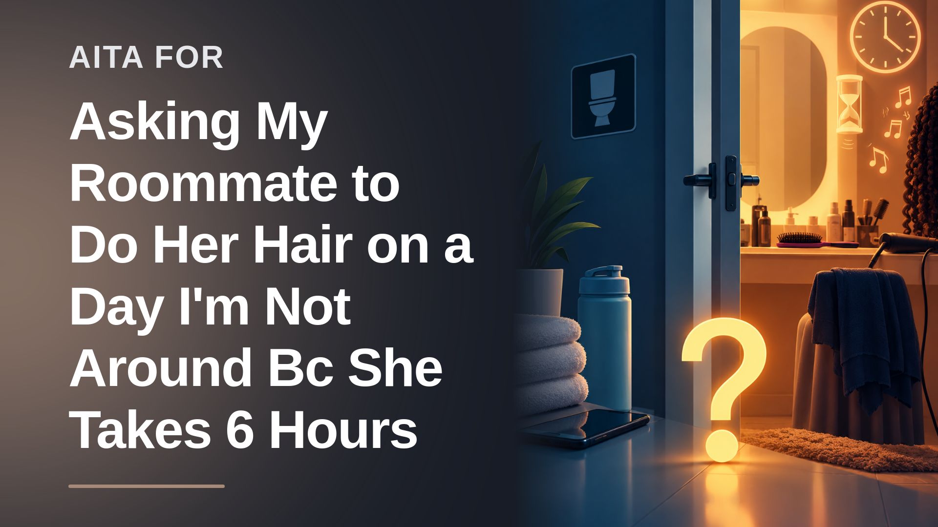 The Boundary-Setting Roommate Who Finally Snapped At A Six-Hour Bathroom Hog