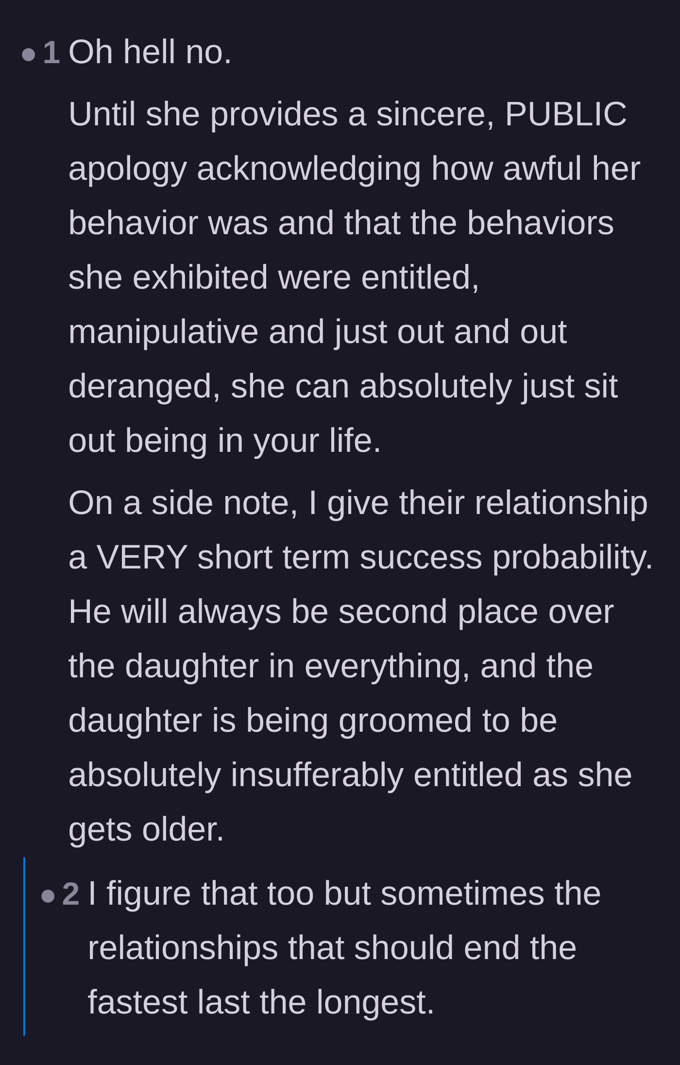 Comment thread 3 - A debate over whether the brother is permanently trapped in this toxic dynamic or will eventually wake up and demand a public apology.