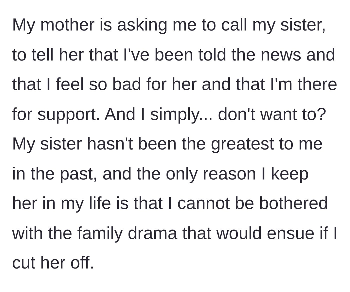 Story part 6 - A phone vibrating with an incoming call from 'Mom' that is deliberately ignored.