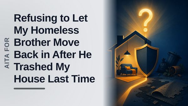 The Boundary-Setting Sister Who Slammed the Door on Her Entitled, Couch-Surfing Brother
