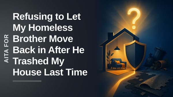 The Boundary-Setting Sister Who Slammed the Door on Her Entitled, Couch-Surfing Brother