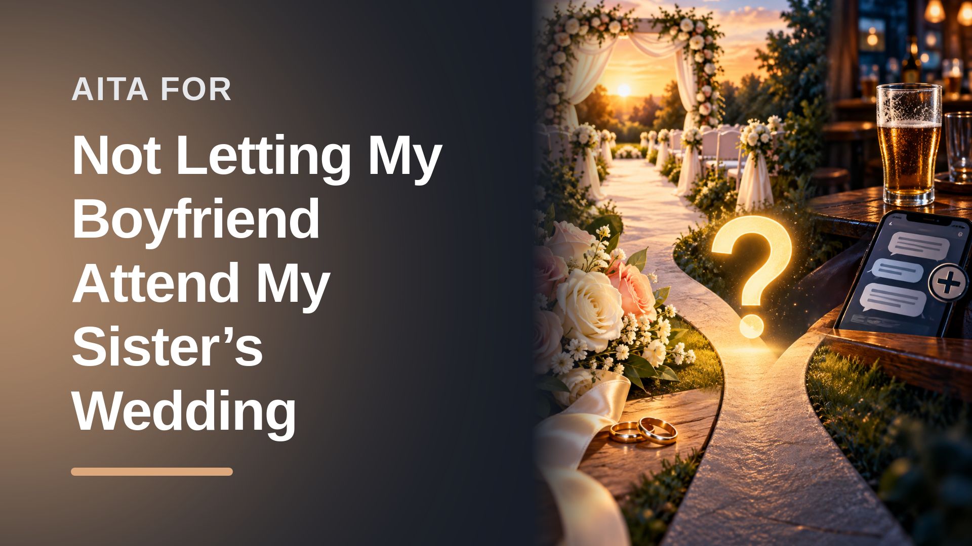 The Boundary-Setting Sister Who Banned Her Entitled Partner From The Family Wedding