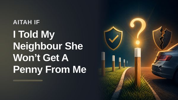 The Boundary-Setting Teen Who Stood Her Ground Against An Entitled Neighbor's Bumper Blunder