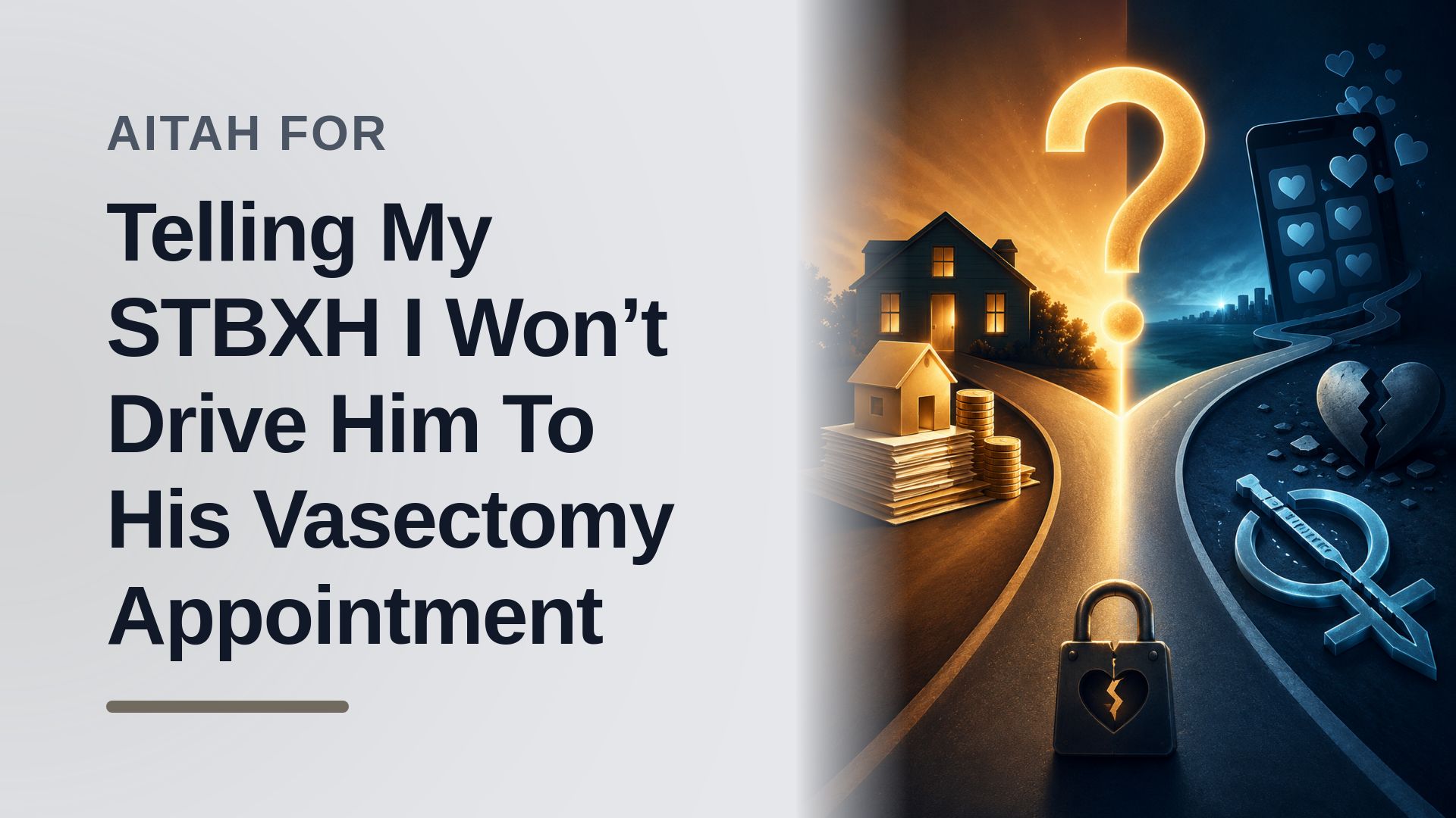 The Exhausted Breadwinner Who Refused to Chauffeur Her Soon-to-Be Ex to His Vasectomy