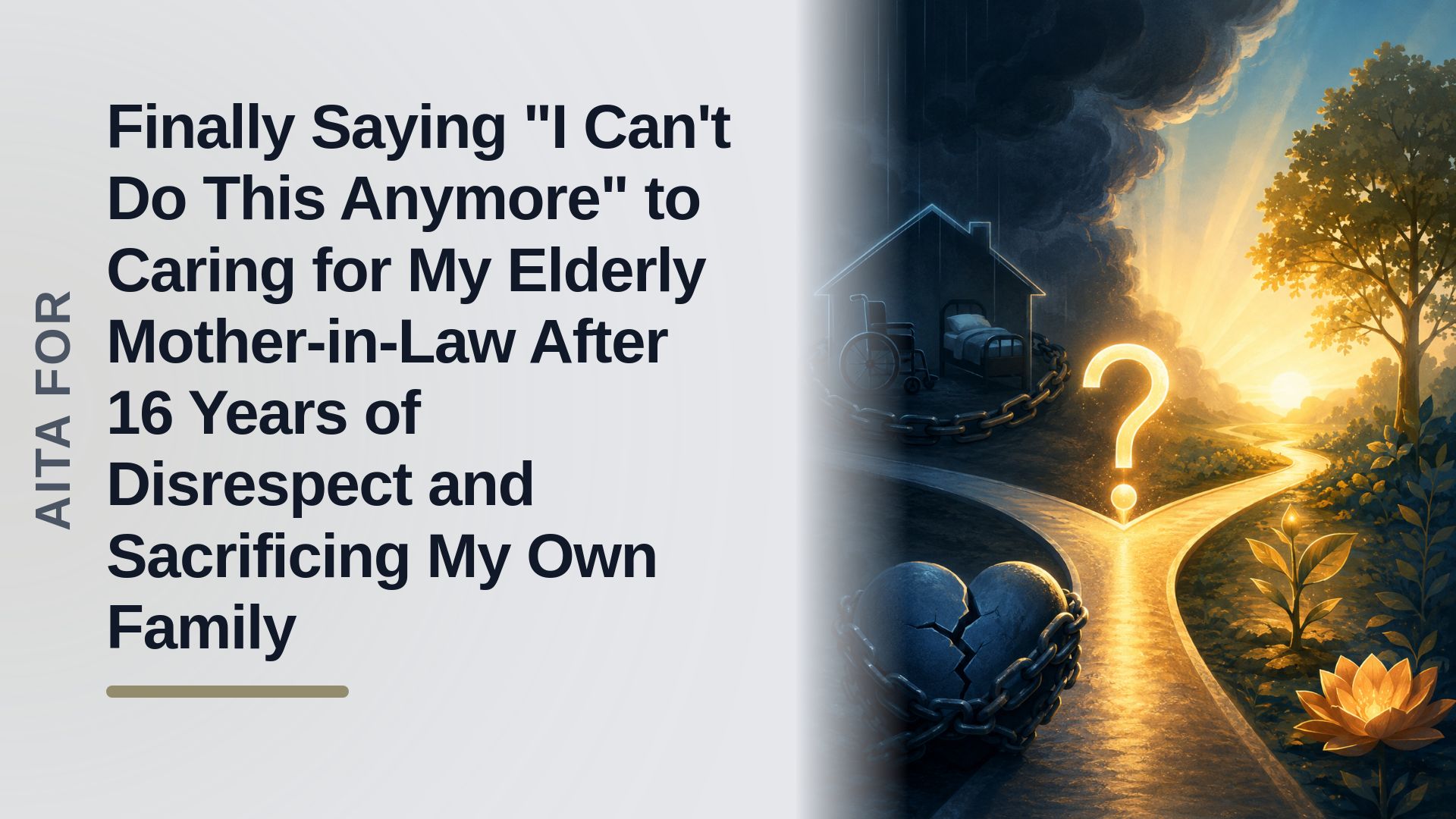 The Breaking Point Caregiver Who Finally Chose Herself Over an Unsupportive Husband and a Hostile Mother-in-Law