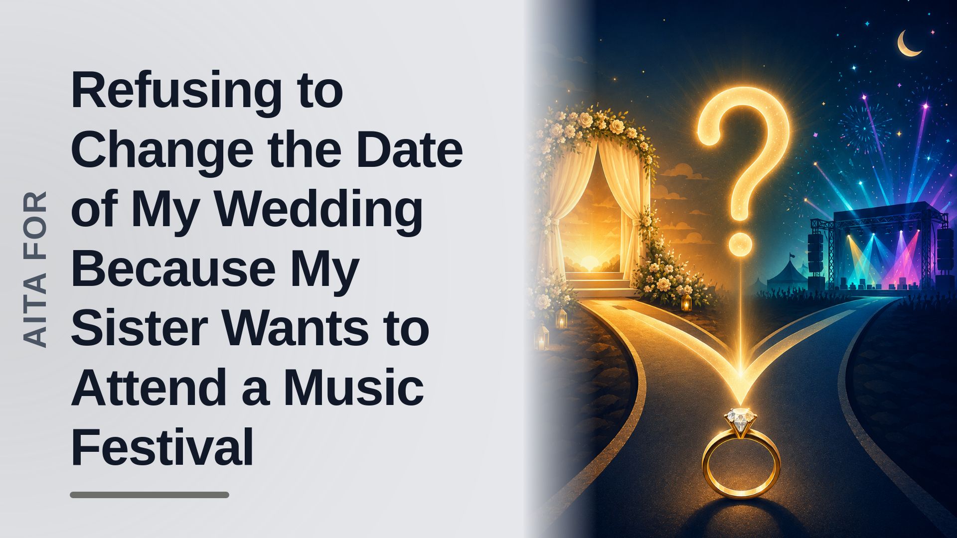 The Reasonable Bride Who Stood Her Ground Against an Entitled Sibling's Music Festival Demands!