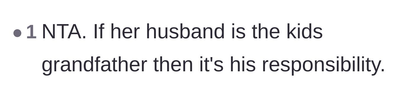 Comment thread 6 - Agreement that the child's grandfather should be the one taking primary responsibility.