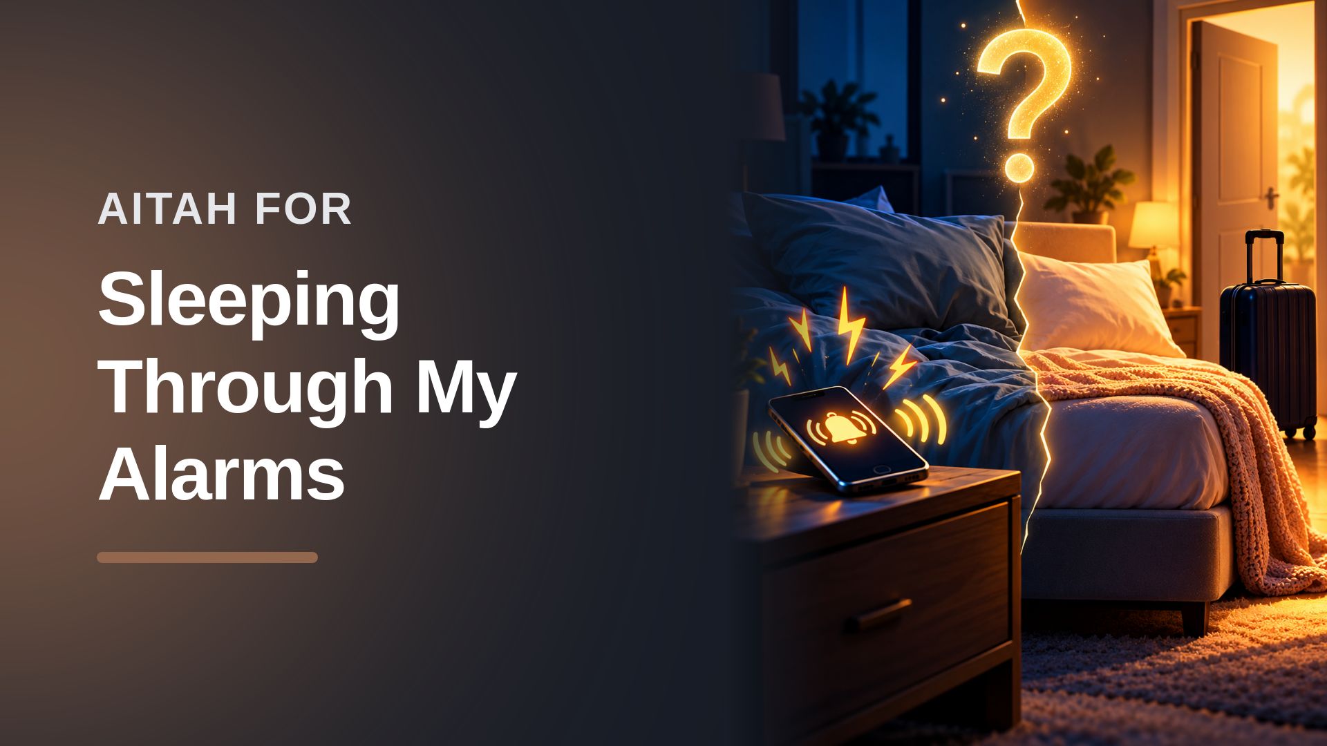 The Clueless Heavy Sleeper Who Blew Up A 4-Year Romance Over A Snooze Button