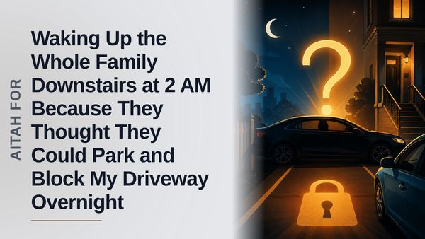 The Boundary Enforcer Who Declared War on an Entitled Guest's 2 AM Parking Job