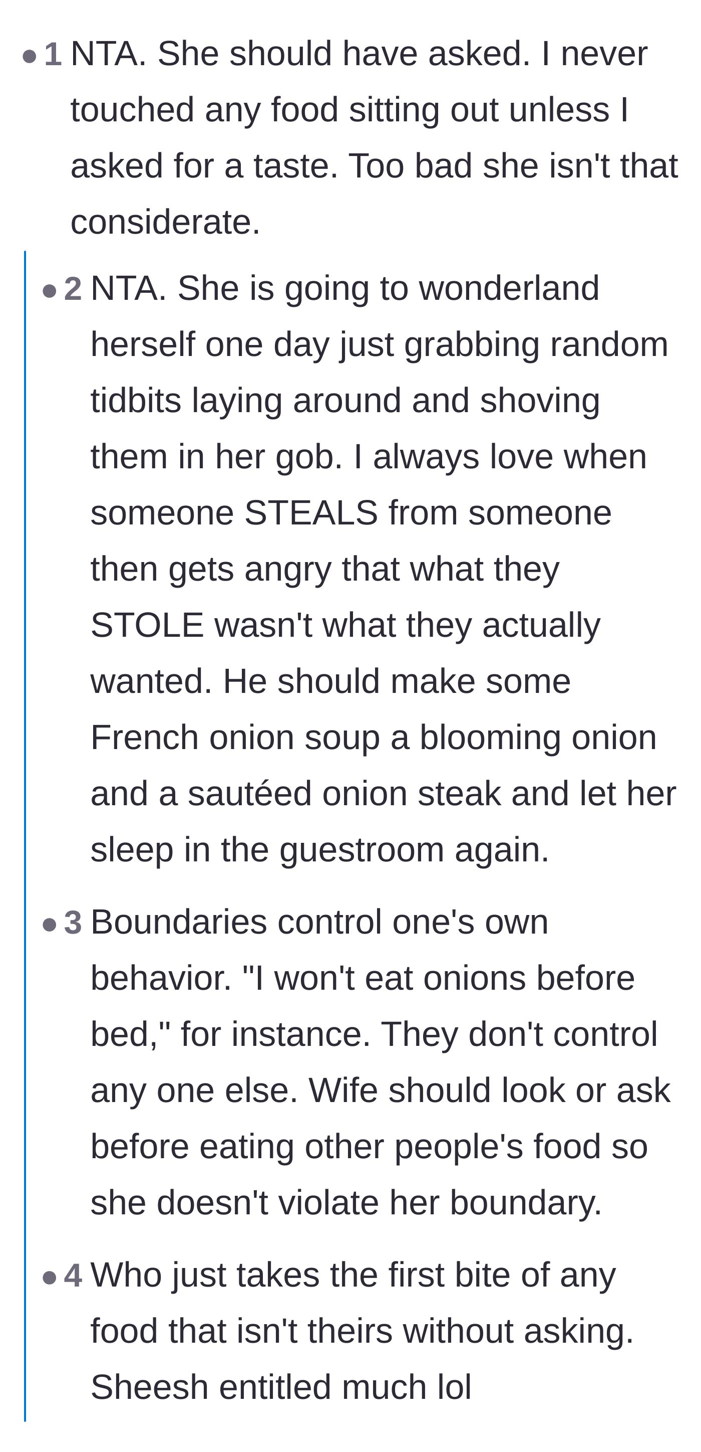Comment thread 3 - Commenters mocking the irony of a thief complaining about their stolen goods.