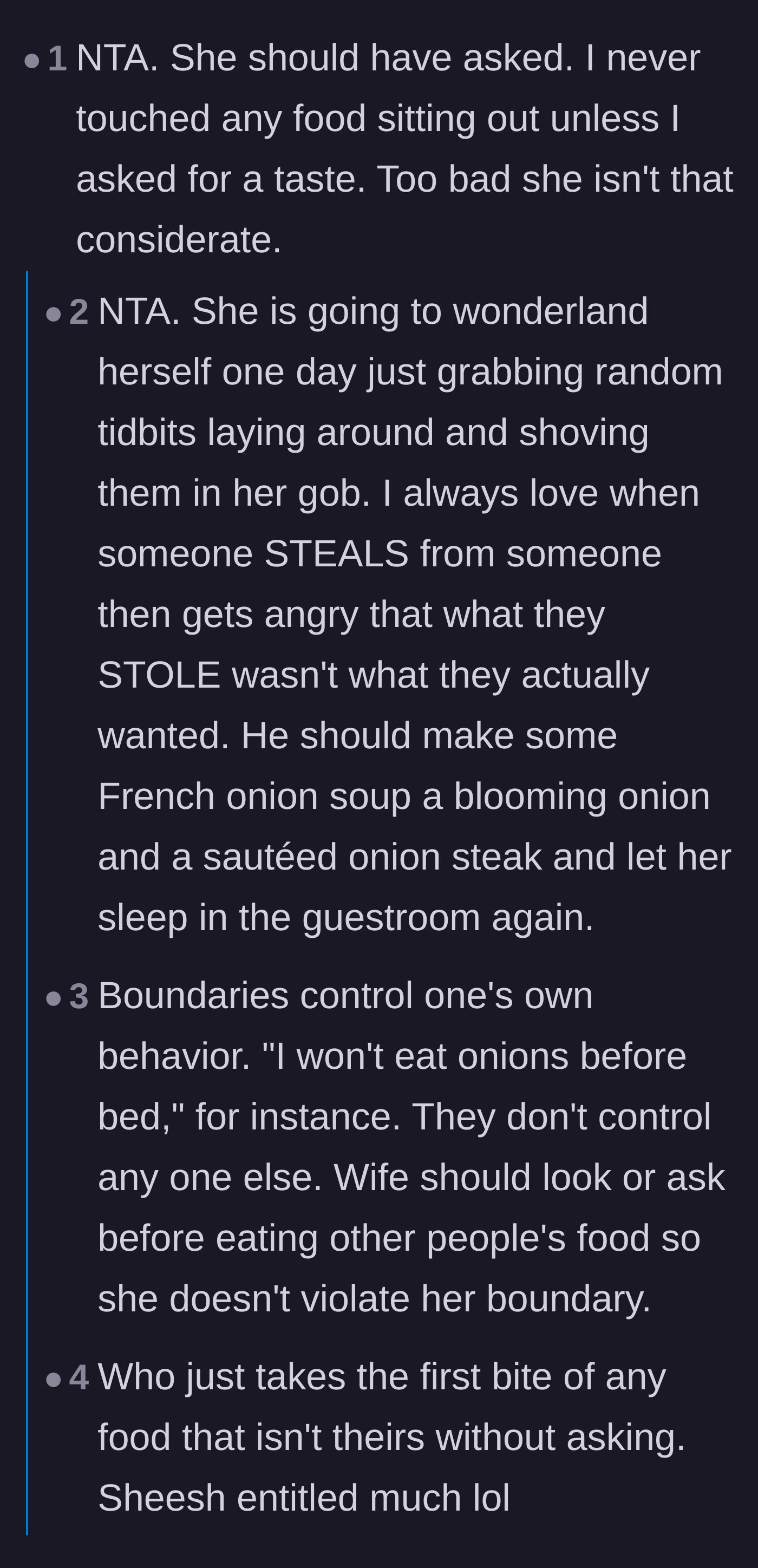 Comment thread 3 - Commenters mocking the irony of a thief complaining about their stolen goods.