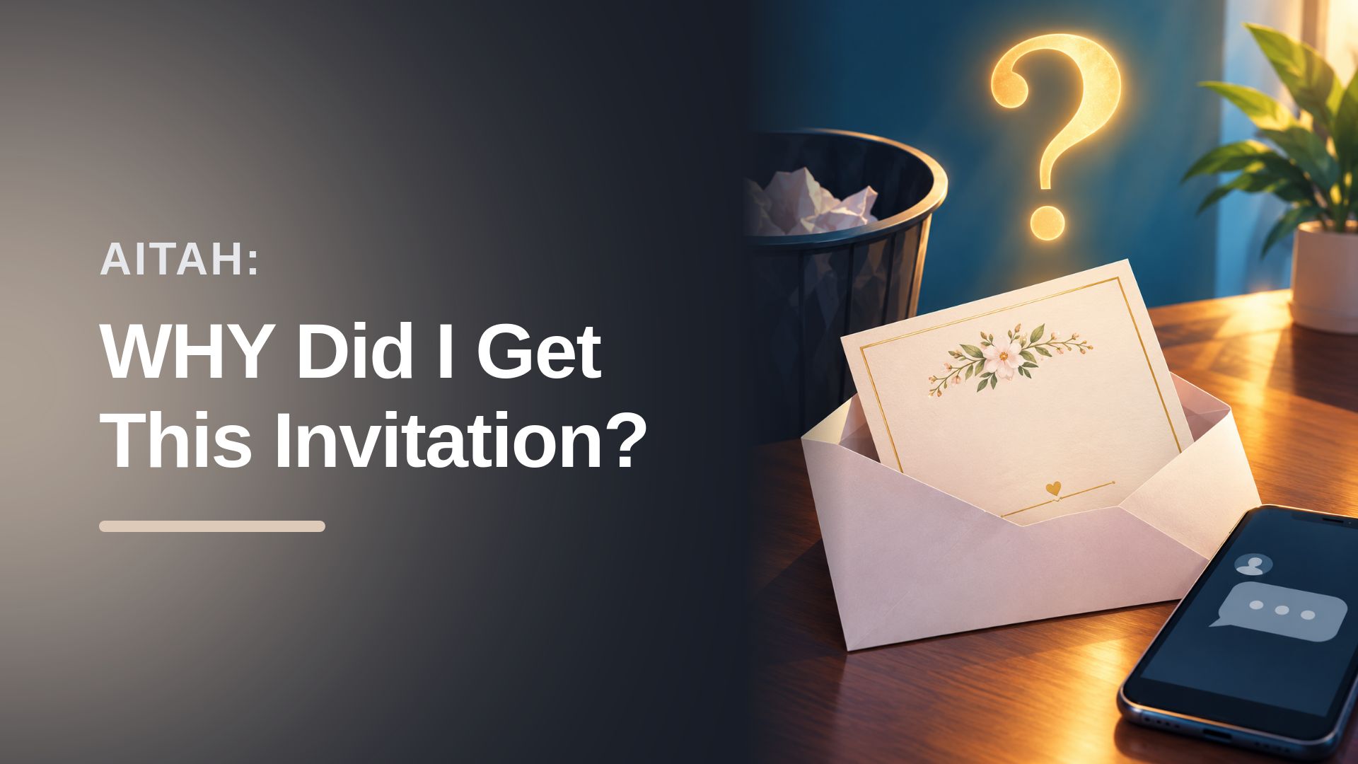 The Confused Wife Who Trashed a Mystery Invite, And Enraged a Facebook-Stalking Mother-of-the-Groom!