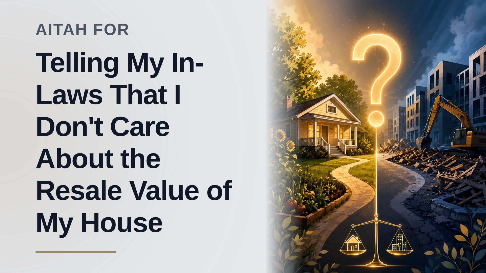 The Debt-Free Millennial Who Shut Down His Status-Chasing In-Laws' Absurd Renovation Demands