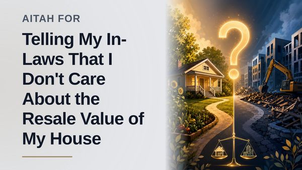 The Debt-Free Millennial Who Shut Down His Status-Chasing In-Laws' Absurd Renovation Demands