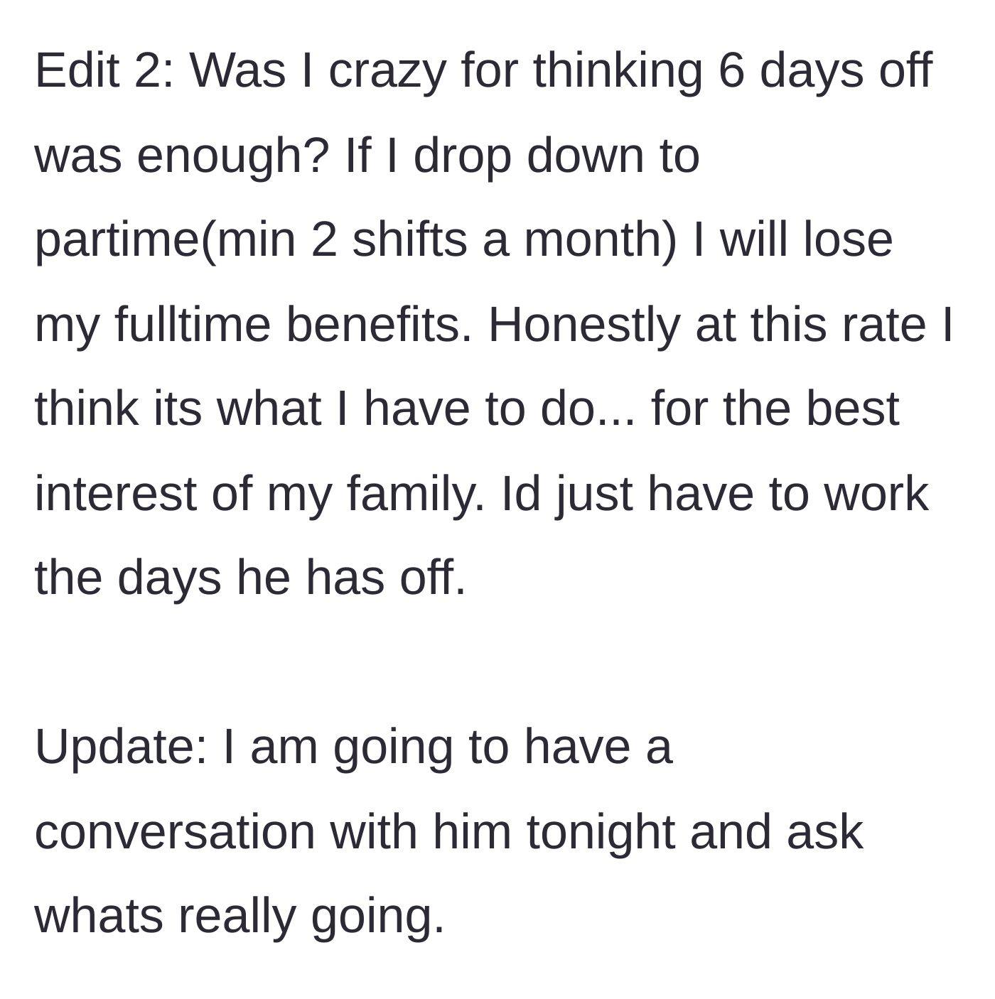 Story part 7 - A woman staring blankly at a benefits enrollment form, looking defeated by the prospect of losing her full-time status.