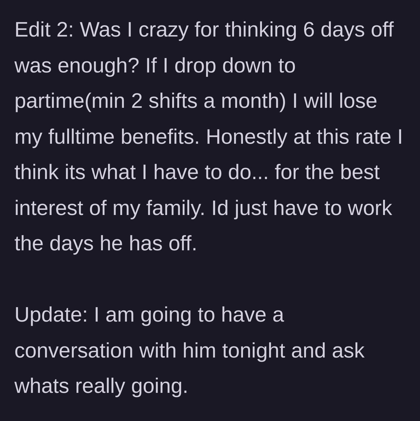 Story part 7 - A woman staring blankly at a benefits enrollment form, looking defeated by the prospect of losing her full-time status.