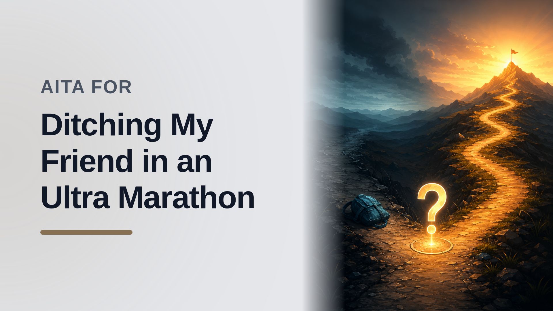 The Dedicated Runner Who Left Her Entitled Friend in the Dust During a 31-Mile Ultramarathon