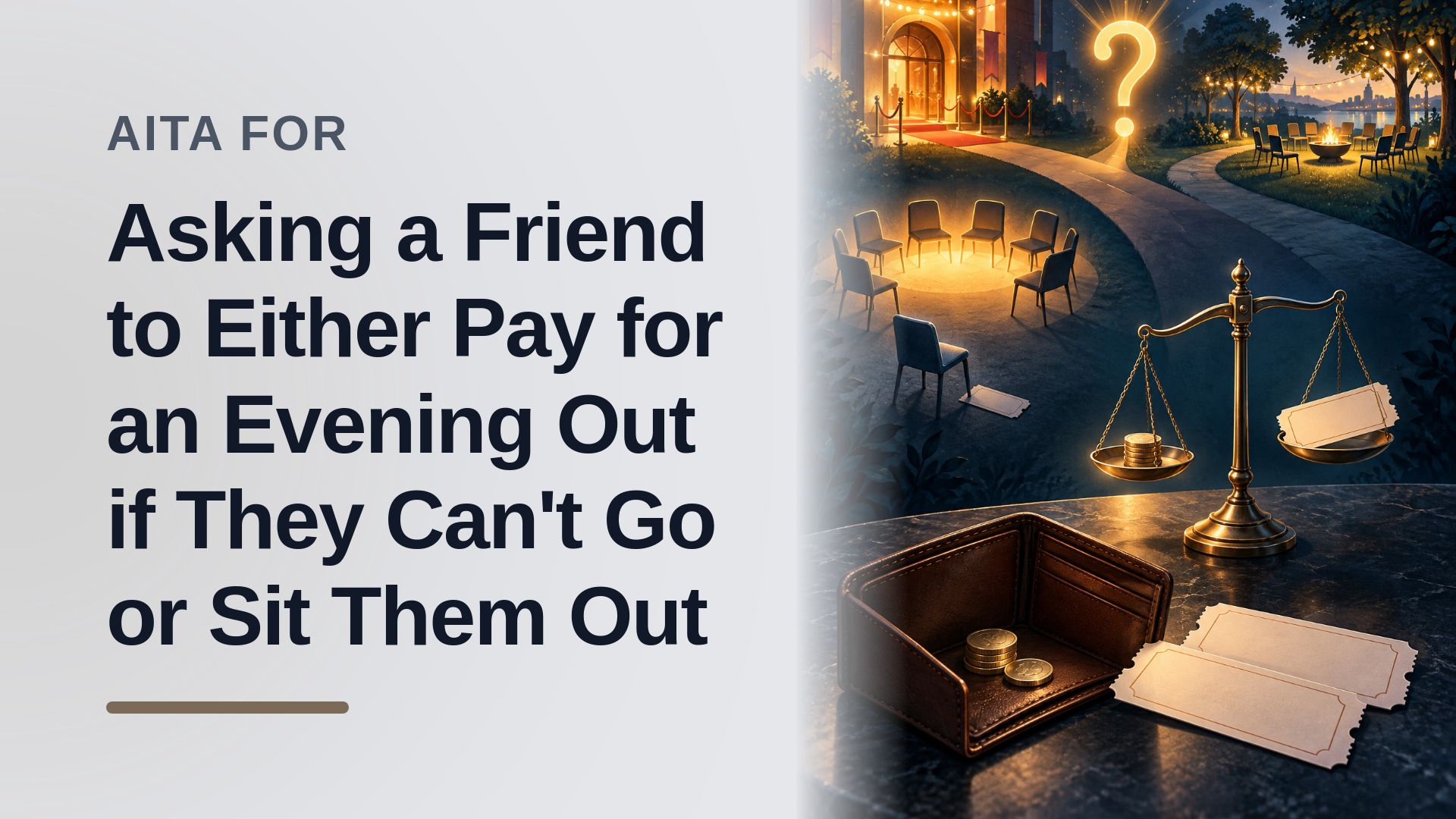 The Designated Planner Who Finally Closed His Wallet To The Chronically Absent Friend