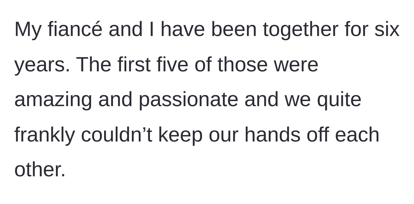 Story part 1 - A description of the passionate, deeply connected first five years of a six-year relationship.