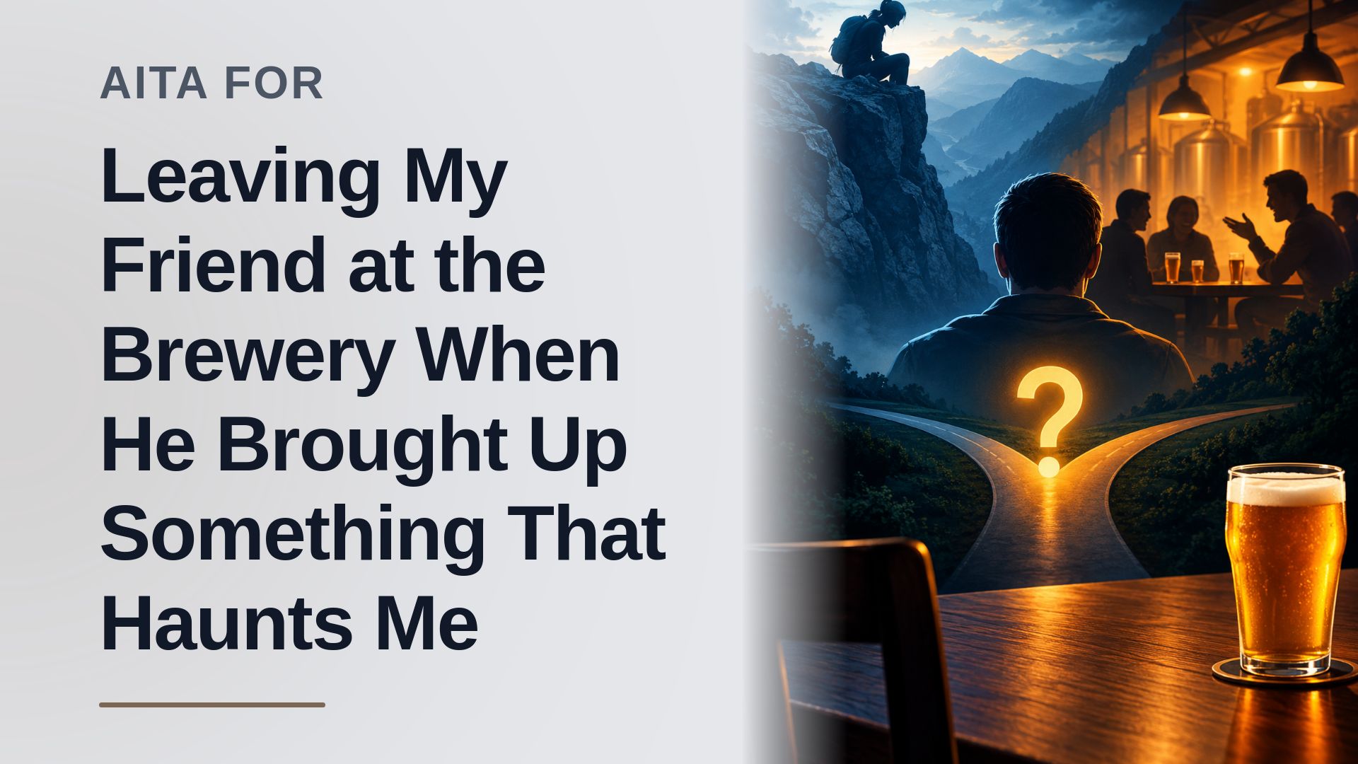 The Devastated Husband Who Stranded a Toxic 'Bro' Over a Heartbreaking Joke