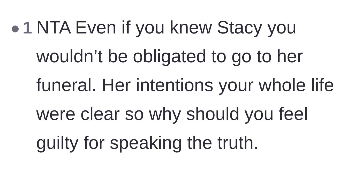 Comment thread 6 - Encouragement to drop the guilt since the biological mother made her intentions perfectly clear from birth.
